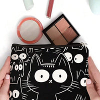 Lässige Tasche Mit Katzenmuster