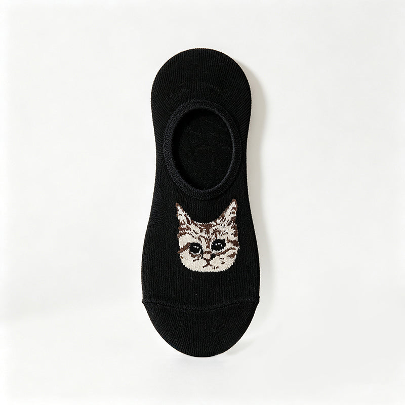 Lässige Socken Mit Katzenmuster