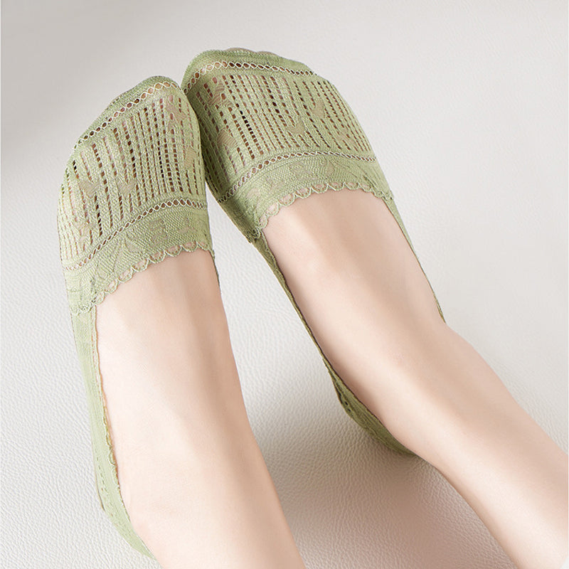 Atmungsaktive Spitzensocken