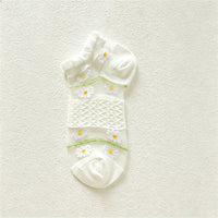 Atmungsaktive Socken Mit Blumenmuster