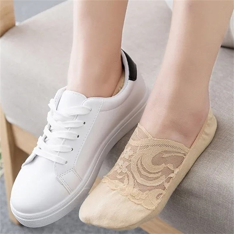 Atmungsaktive Blumensocken