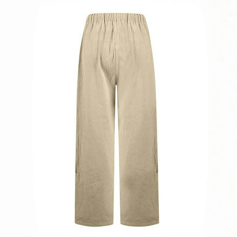 【Baumwolle Und Leinen】Bequeme Freizeithose