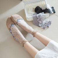 Atmungsaktive Blumensocken