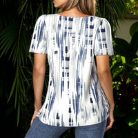 Lässige Bluse Mit Farbverlauf