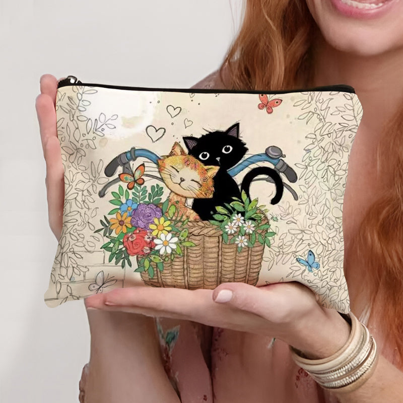 Tasche Mit Cartoon-Katze