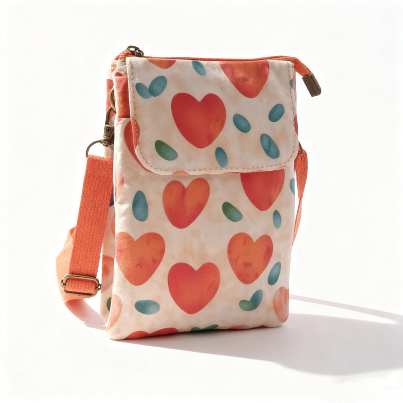Vintage-Tasche Mit Blumenmuster