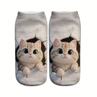 Lässige Socken Mit Animalprint
