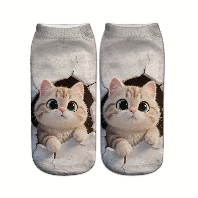 Lässige Socken Mit Animalprint