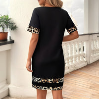 Vintage-Kleid Mit Leopardenmuster