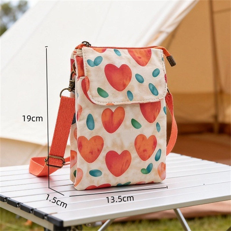 Vintage-Tasche Mit Blumenmuster