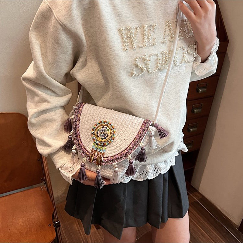 Vintage-Tasche Im Ethno-Stil