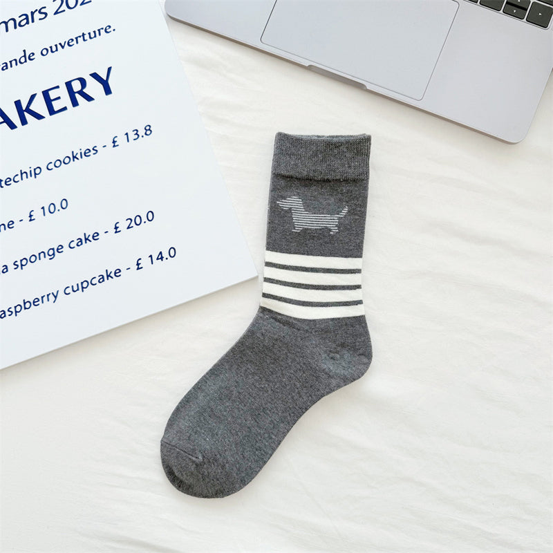 Lässige Socken Mit Hundedruck