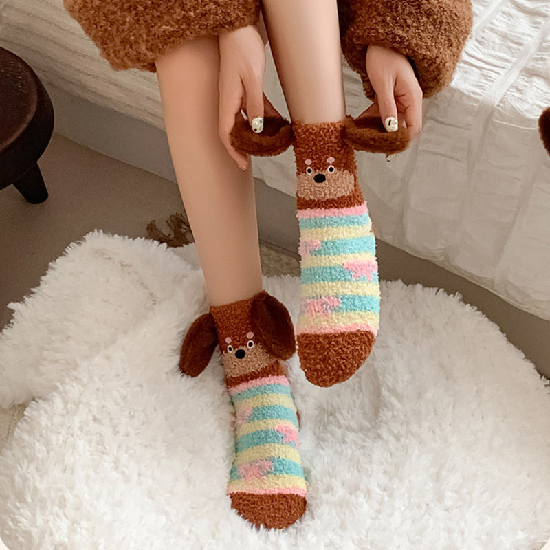 Warme Socken Mit Cartoon