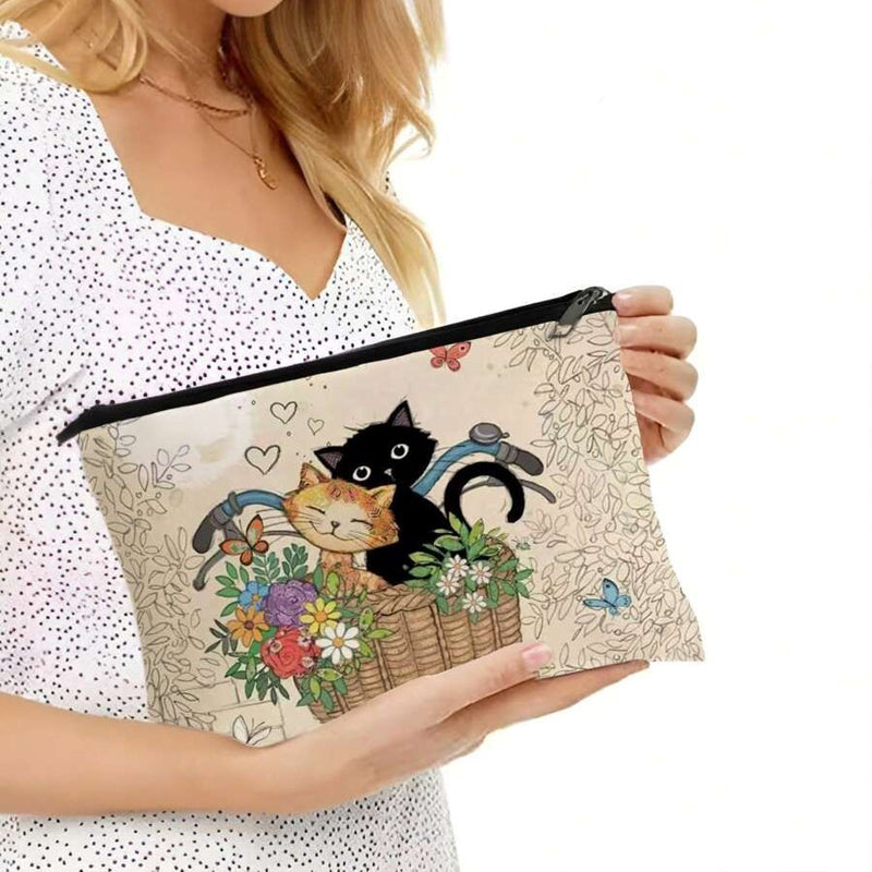 Tasche Mit Cartoon-Katze