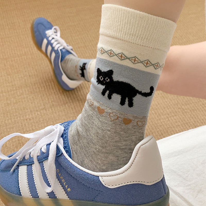 Socken Mit Cartoon-Tiermotiven