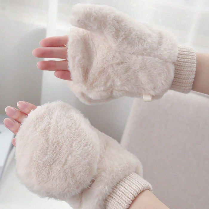 Einfarbig Warme Handschuhe