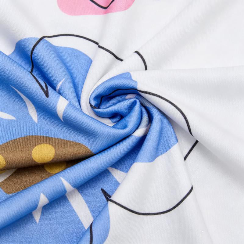Lässiges T-Shirt Mit Blumenmuster