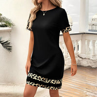 Vintage-Kleid Mit Leopardenmuster