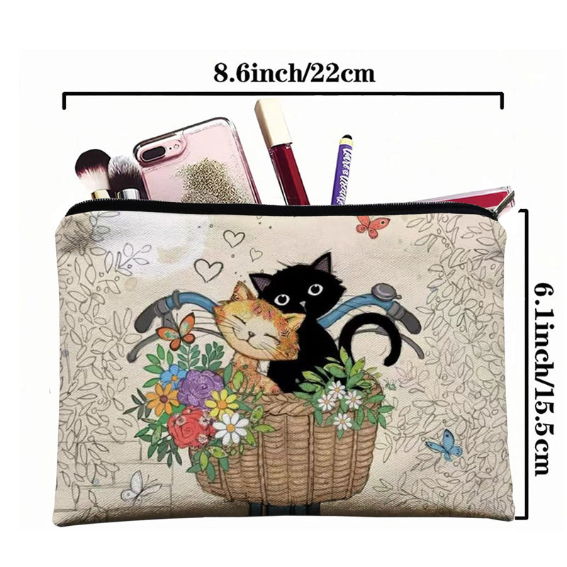 Tasche Mit Cartoon-Katze
