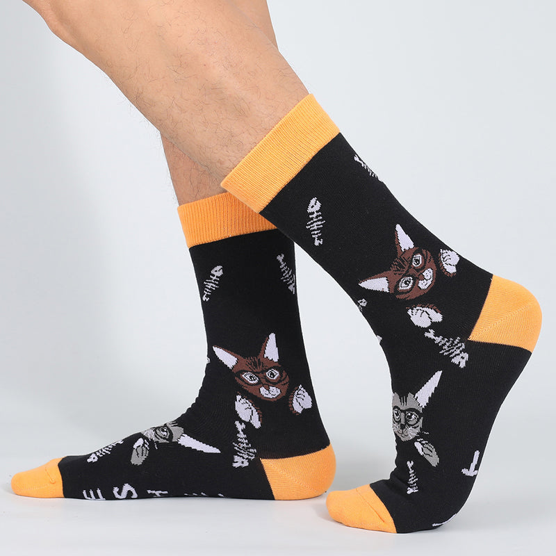 Socken Mit Vintage-Tiermuster