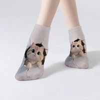 Lässige Socken Mit Animalprint