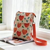 Vintage-Tasche Mit Blumenmuster