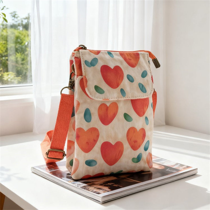 Vintage-Tasche Mit Blumenmuster