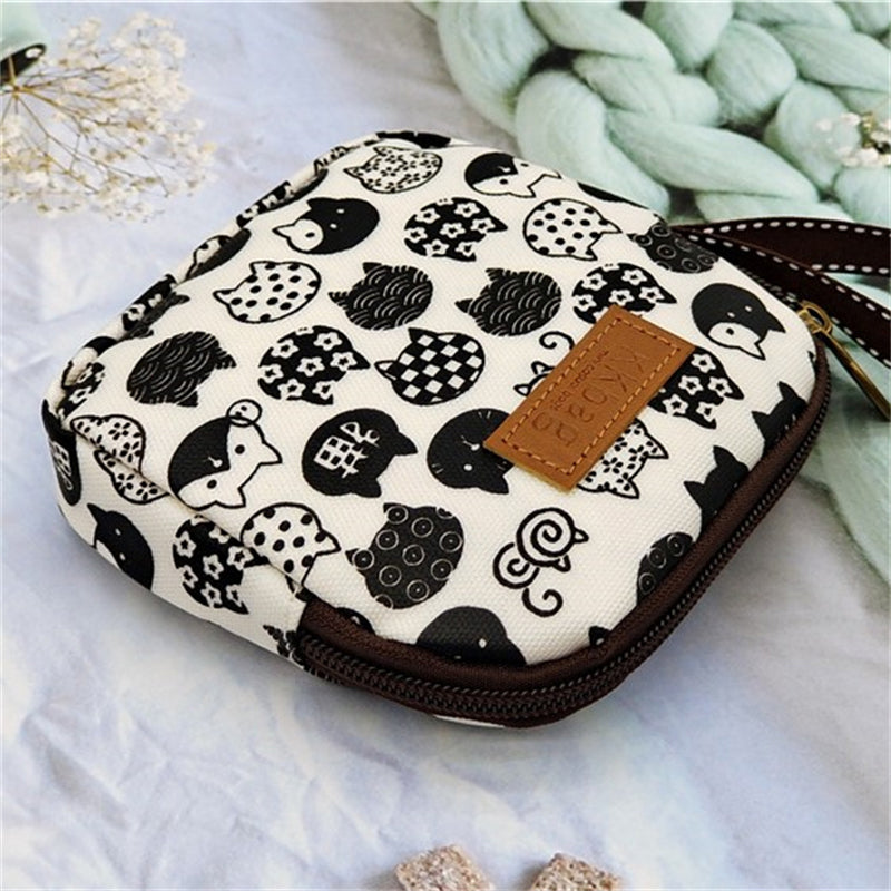 Lässige Tasche Mit Katzenmuster