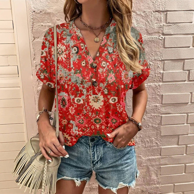 Vintage Lässige Bluse