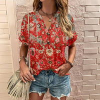 Vintage Lässige Bluse