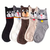 Packung Mit 5 Paar Cartoon-Socken