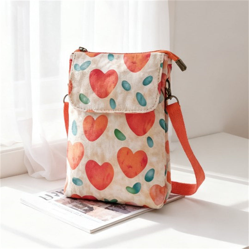 Vintage-Tasche Mit Blumenmuster