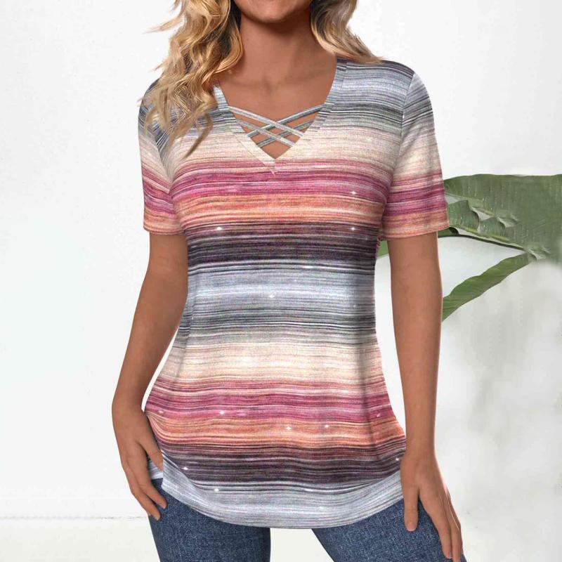 Lässige Bluse Mit Farbverlauf