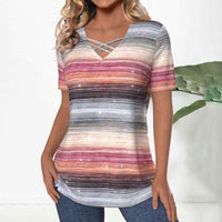 Lässige Bluse Mit Farbverlauf