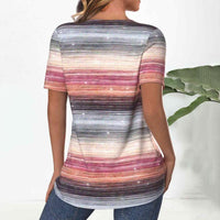 Lässige Bluse Mit Farbverlauf