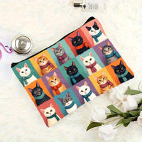 Lässige Tasche Mit Katzenmuster