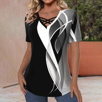 Lässige Bluse Mit Farbverlauf