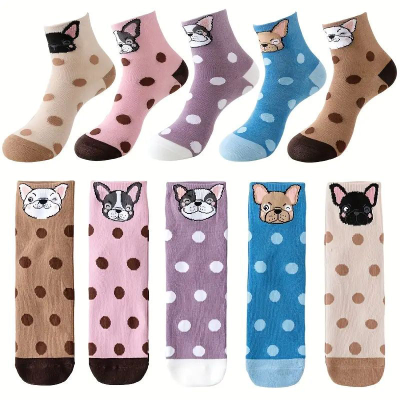 Packung Mit 5 Paar Cartoon-Socken