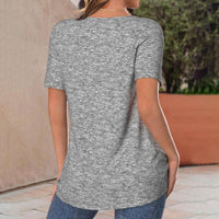 Lässiges T-Shirt Mit Schmetterlingsdruck
