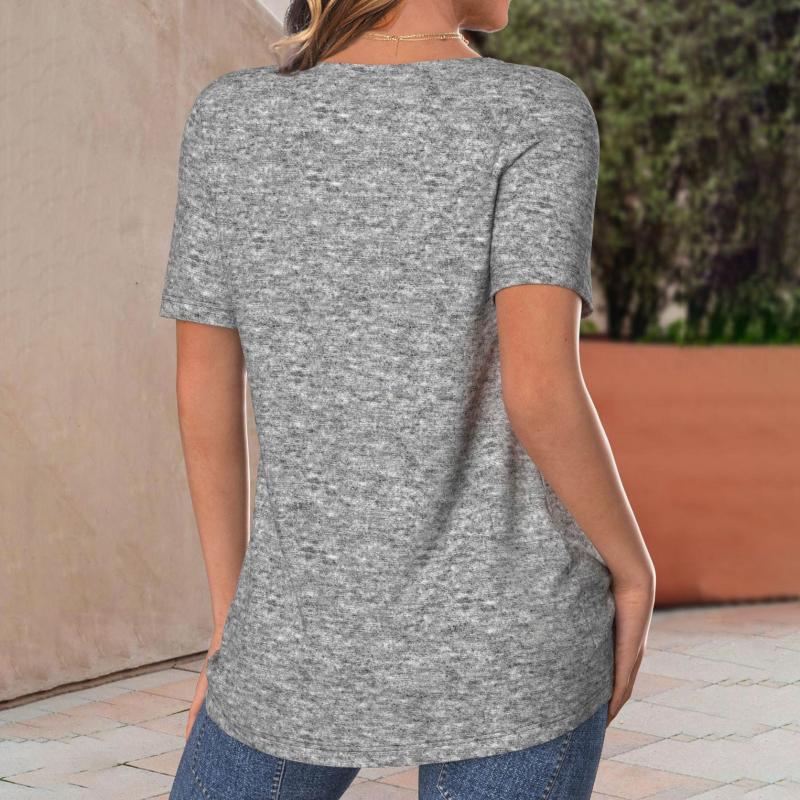 Lässiges T-Shirt Mit Schmetterlingsdruck
