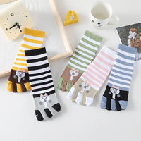 Packung Mit 5 Paar Fünf-Zehen-Socken