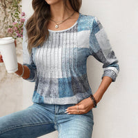 【Lange Ärmel】Vintage Karierte Bluse