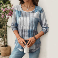 【Lange Ärmel】Vintage Karierte Bluse