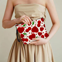 Lässige Tasche Mit Herzmuster