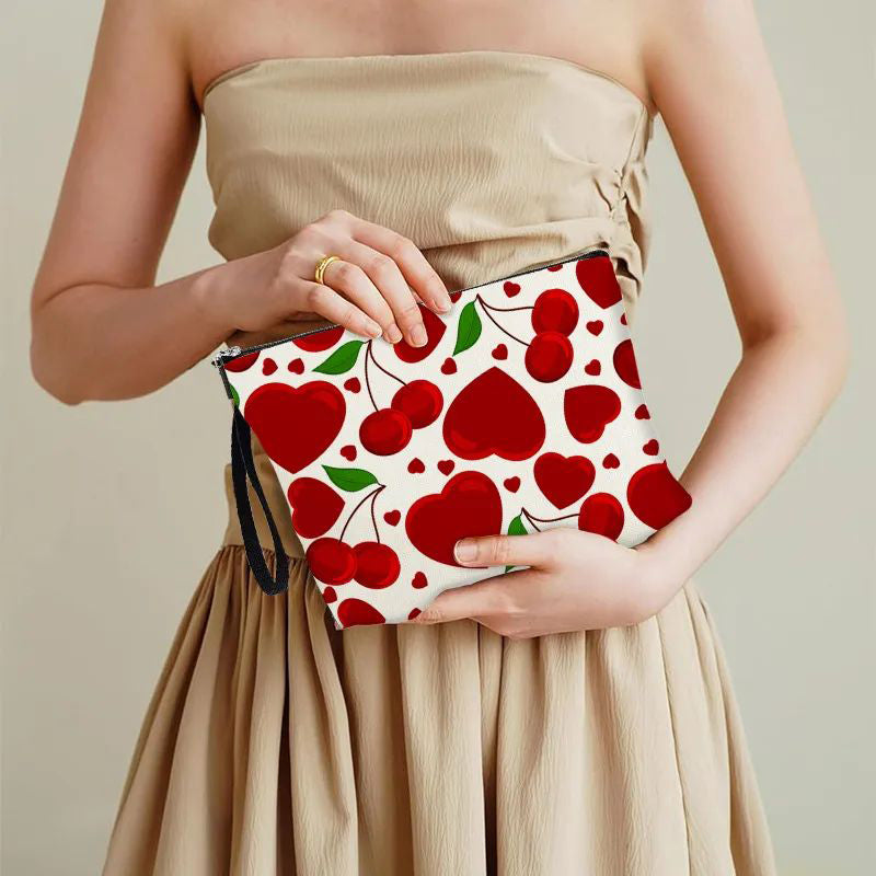 Lässige Tasche Mit Herzmuster