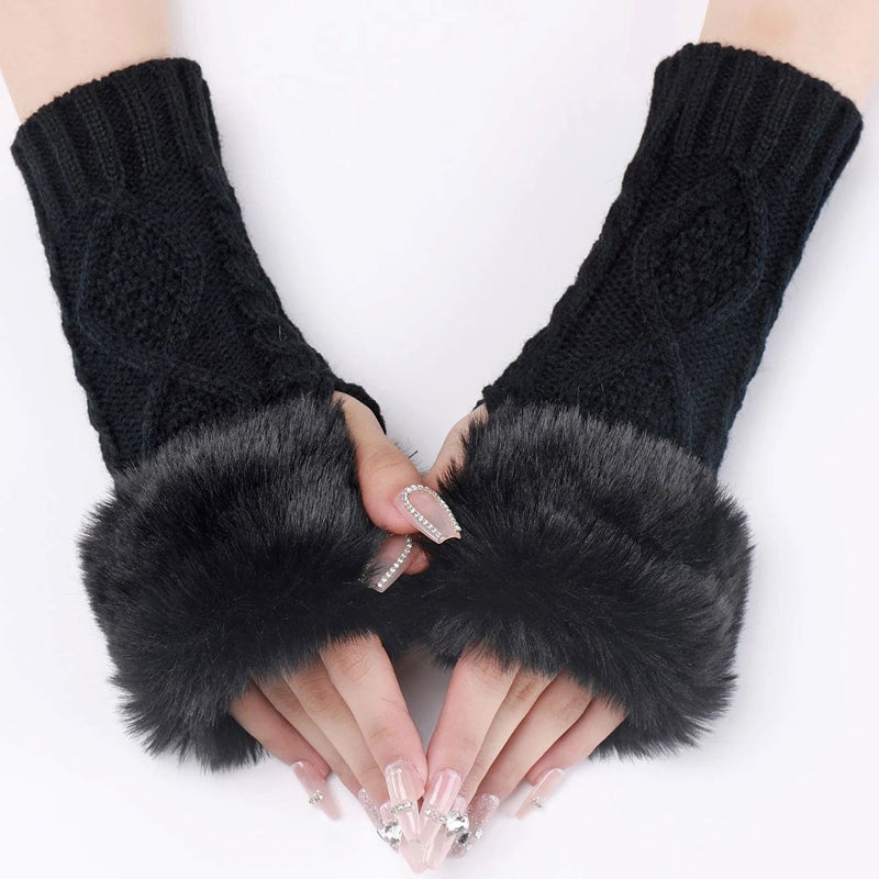 Warme Einfarbige Handschuhe