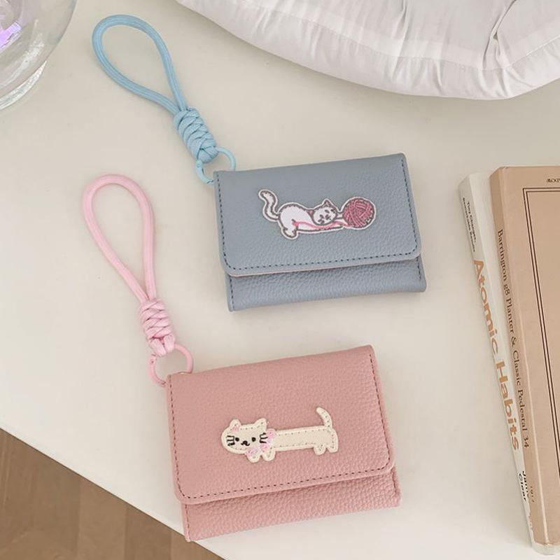 Geldbörse Mit Cartoon-Katze