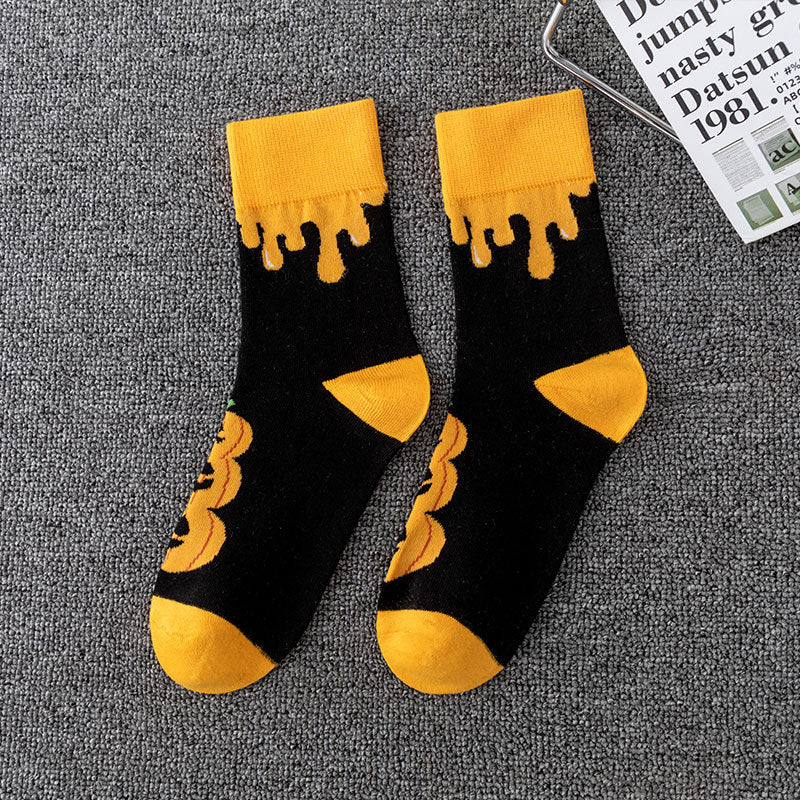 Lässige Halloweensocken