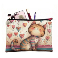 Lässige Tasche Mit Katzenmuster