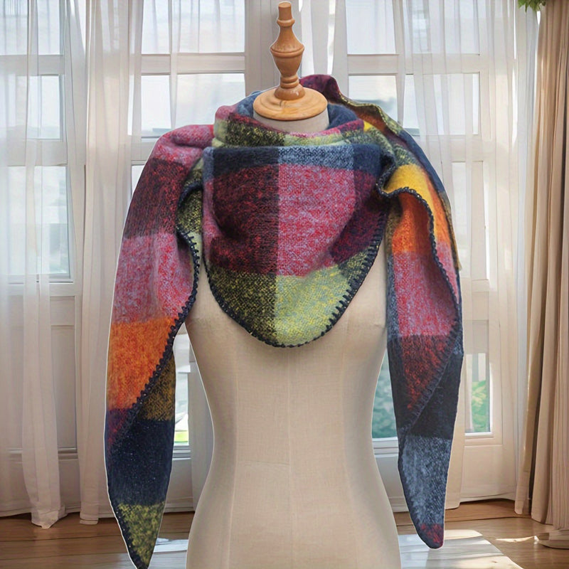 Warmer Karierter Schal